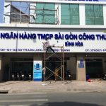 Mẫu hình chữ nổi inox đẹp