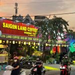 Bảng hiệu quán cafe chữ nỗi