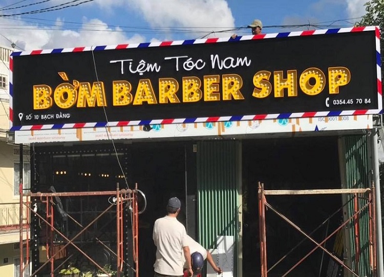 Địa chỉ làm bảng hiệu barber shop uy tín