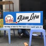 bảng hiệu vẽ tay