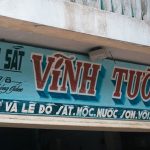 Font chữ biển quảng cáo Sài Gòn xưa