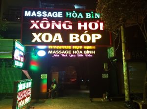 bảng hiệu massage