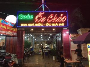 bảng hiệu quán ốc đẹp
