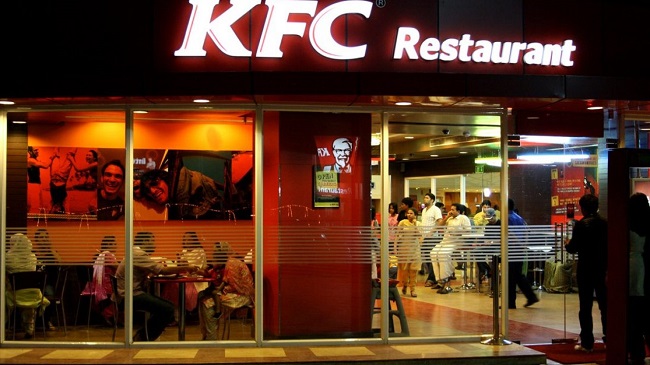 bảng hiệu gà rán KFC