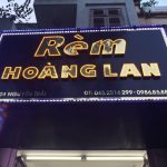 Biển rèm cửa đèn led