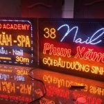 biển led vẫy quảng cáo spa