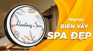 biển vẫy spa đẹp