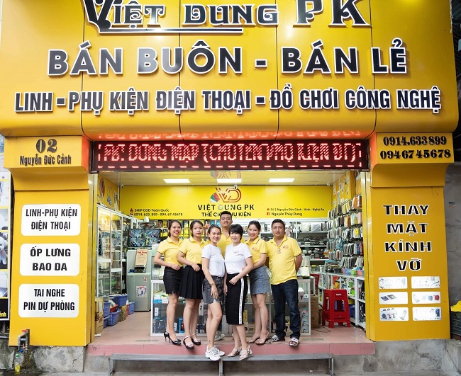 biển phụ kiện điện thoại đẹp