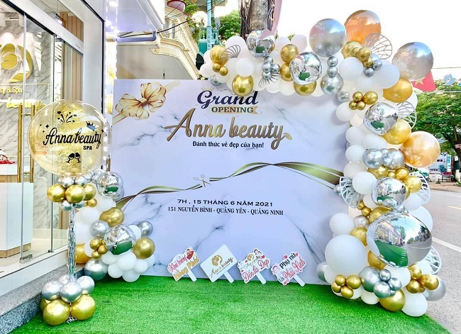 Làm backdrop khai trương