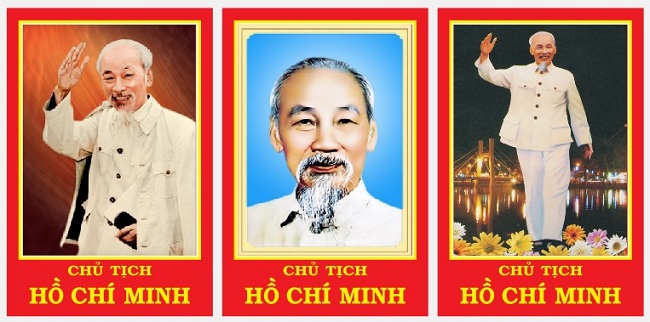 chân dung hình Bác Hồ