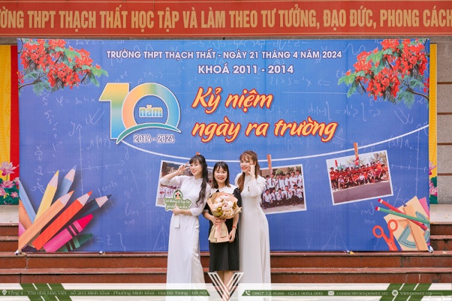 Backdrop đẹp ngày họp lớp