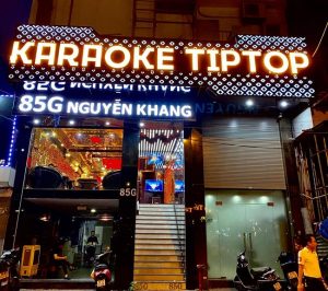 Bảng hiệu quán karaoke đẹp