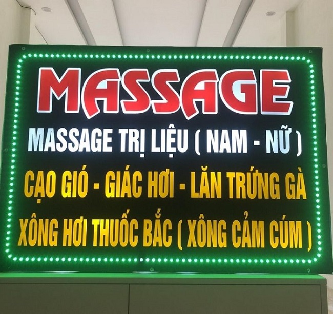 biển vẫy massage
