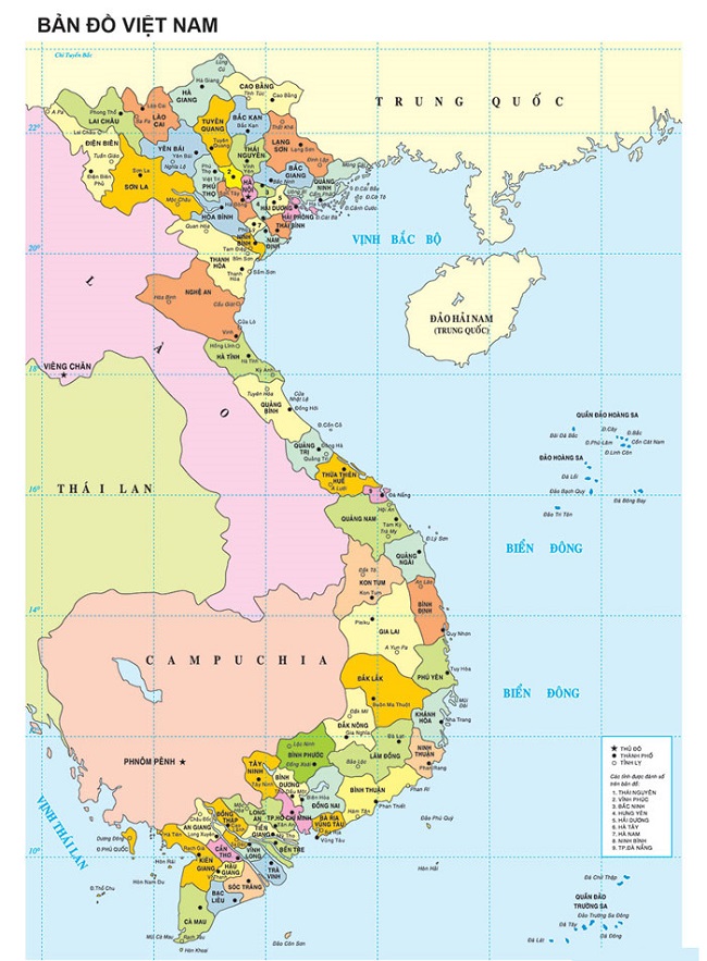 Download vector bản đồ Việt Nam