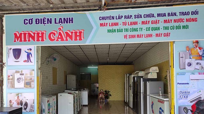 Bảng hiệu điện lạnh bạt hiflex 