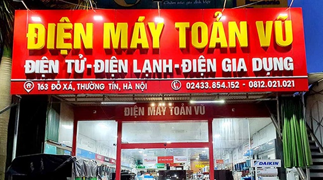 Bảng hiệu mica điện lạnh