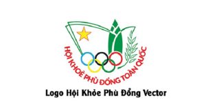 logo hội khỏe phù đổng vector