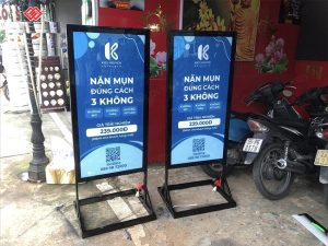 bảng hiệu hộp đèn đứng