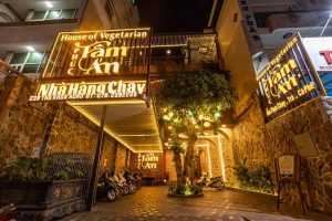 bảng hiệu quán chay