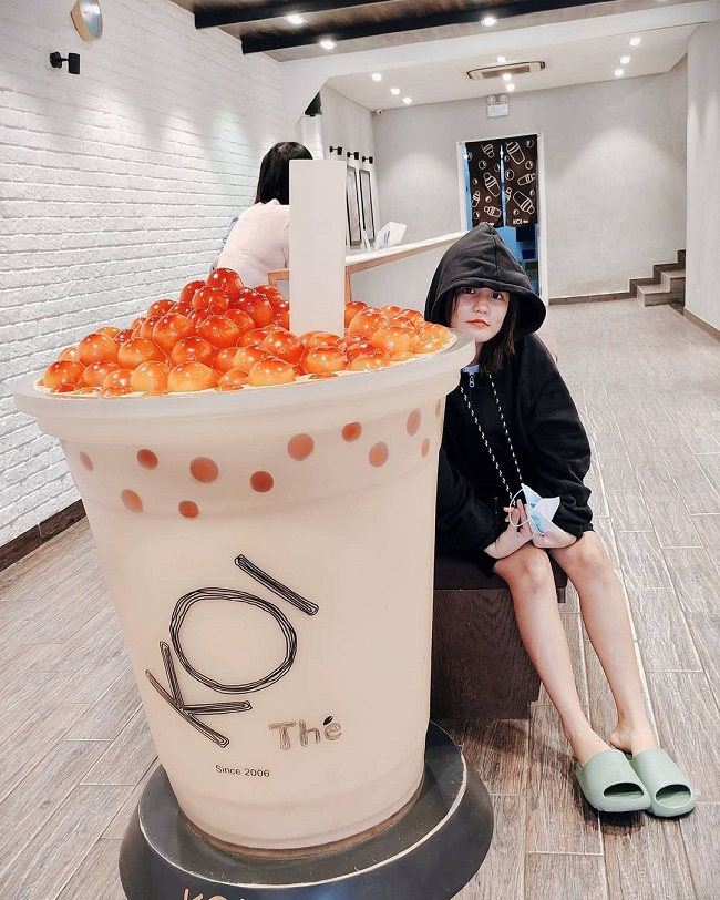 biển hình ly trà sữa đẹp