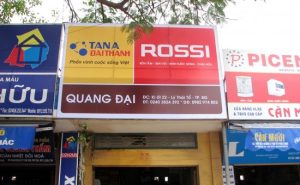 giá biển bạt khung sắt
