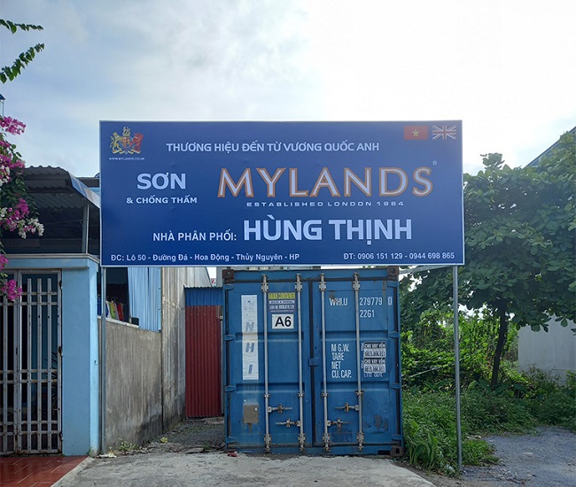 biển bạt khung sắt độ bền cao