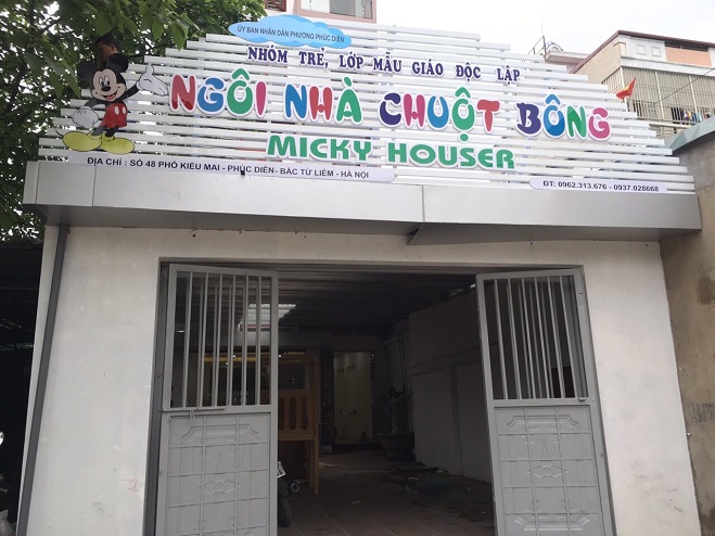 bảng hiệu nhà trẻ đẹp