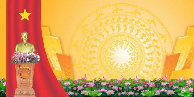phông nền hội nghị