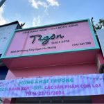 bảng hiệu tiệm bánh ngọt