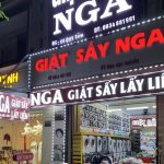 bảng hiệu giặt sấy alu