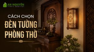 cách chọn đèn tường phòng thờ