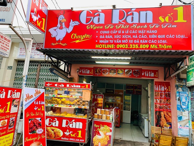 bảng hiệu bạt hiflex gà rán